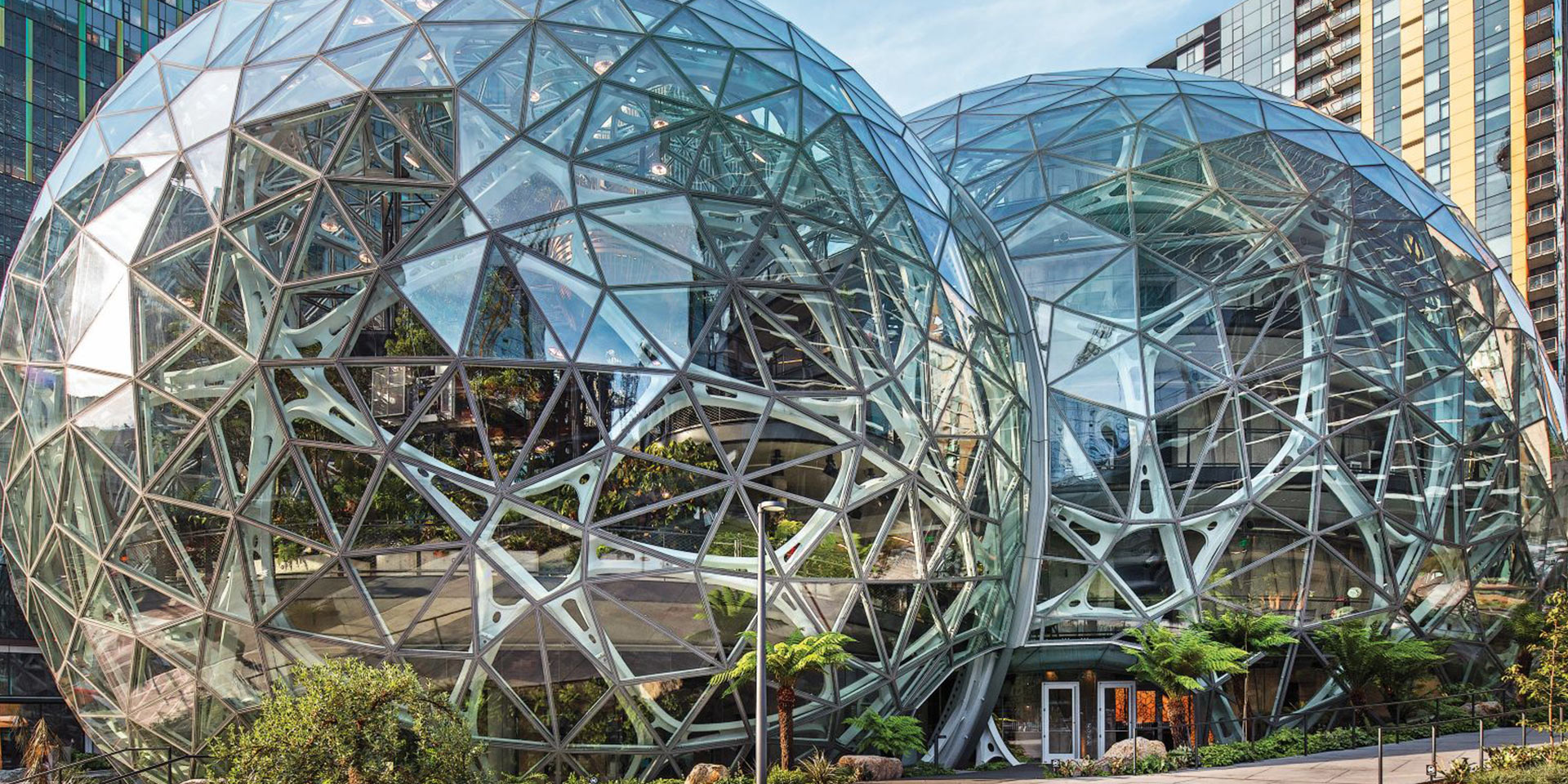 Proyecto Amazon Spheres | Vidrio  Low e Solarban® 60 y Vidrio Ultra Claro Starphire®