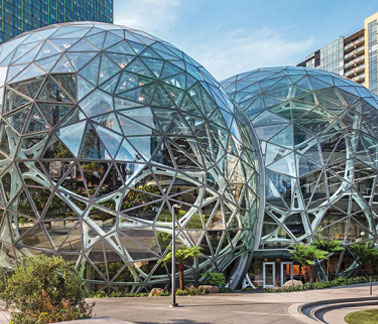 Proyecto Amazon Spheres | Vidrio Solarban® 60 & Vidrio Ultra Claro Starphire®