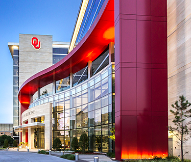 University of Oklahoma College of Medicine Bronze & Gray Tinted Glass