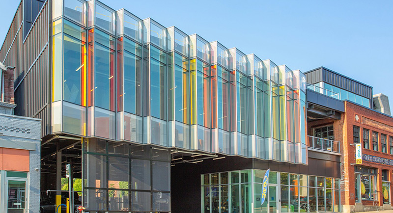 Pittsburgh Glass Center post-expansion (Photography: Jim Cunningham)